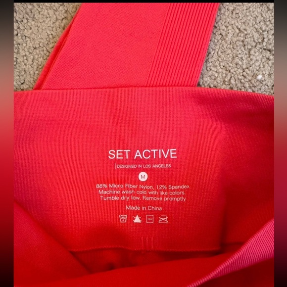 Set Active Sculptflex Punch Pink Matching Set M - Picture 2 of 6